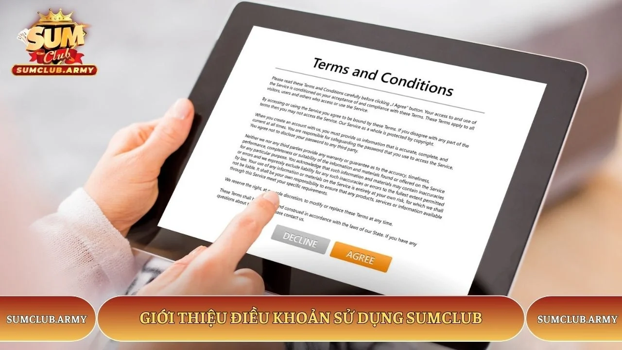 Giới thiệu điều khoản sử dụng Sumclub Giới thiệu điều khoản sử dụng Sumclub